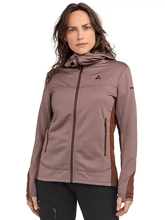 SCHÖFFEL | Damen Touren Fleecejacke Milagle Hoodie | kupfer